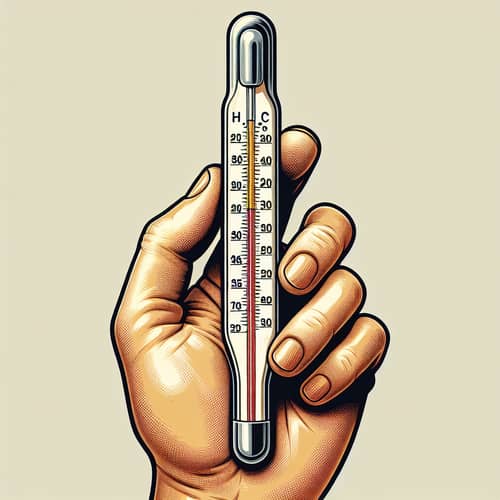 High Fever Mercury Thermometer Image | Fever Temperature Picture