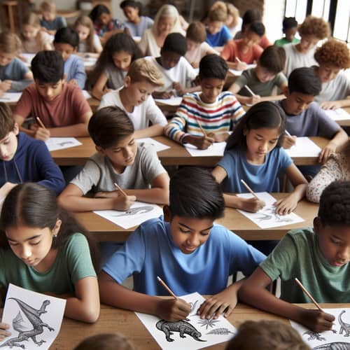 Dinosaur Test Fun for Kids Aged 12 to 14