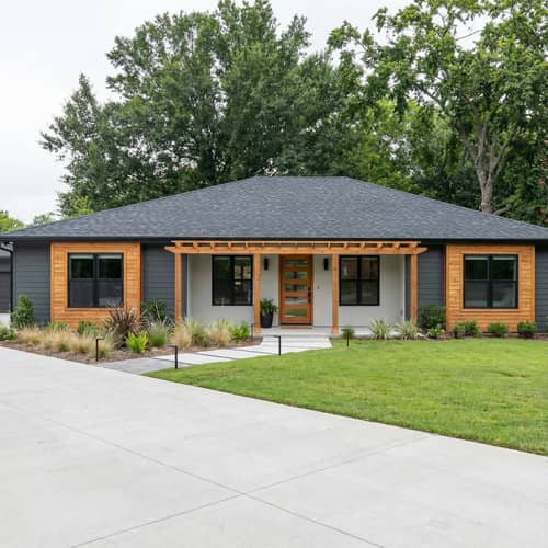 Modern Curb Appeal: Remove Flagpole for a Fresh Look