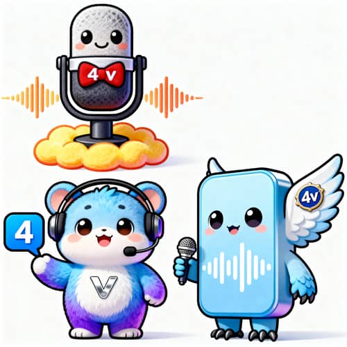 3 Unique Mascot Designs for 4v Voice Over Company 3 Unique Mascot Designs for 4v Voice Over Company