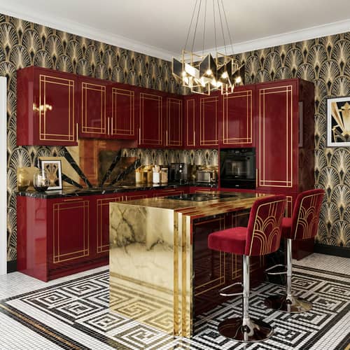 Redesign Your Kitchen in Art Deco Style