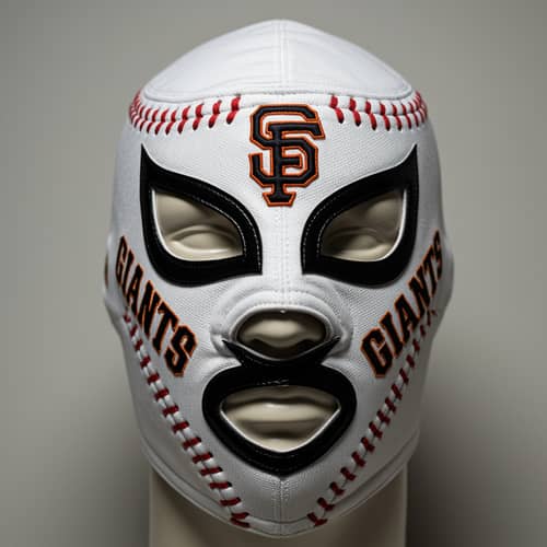 SF Giants Baseball Mask - Unique Mexican Wrestling Style
