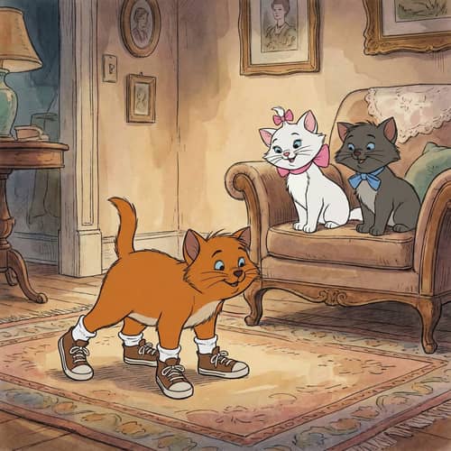 Toulouse from Aristocats: Fun at Home Toulouse from Aristocats: Fun at Home