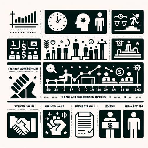 Minimalist Mexican Work Laws Infographic