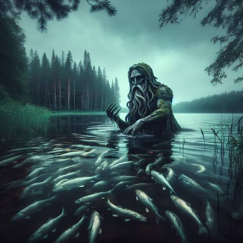 Capturing the Mythical Waterman in the Vodlozero Lake of Karelia, Russia