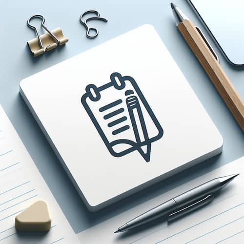 Note-Taking App Icon Design