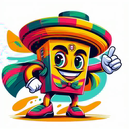 Playful Euroskills Mascot Character Design