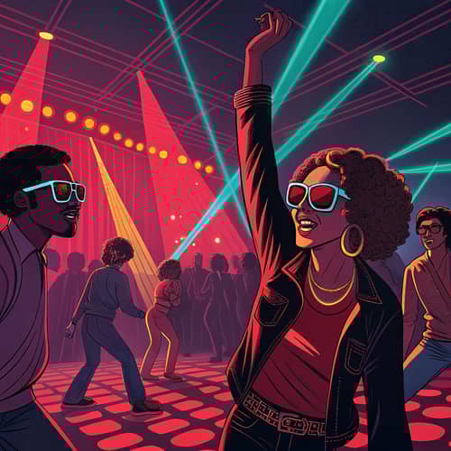 90s Rave Vibes: Clubbing with Laser Lights