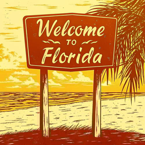 Welcome to Florida: Sunset Beach Paradise