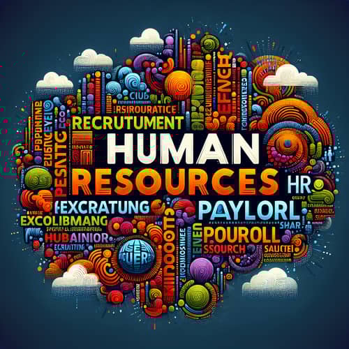 Dynamic Human Resources Word Cloud | Recruitment, Payroll, Executive Search