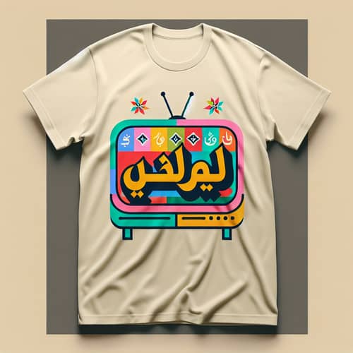 Arabic Sitcom-Inspired T-Shirt | Trendy Middle Eastern TV Show Logo Shirt
