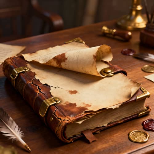 Antique Book 3D Render - Discover Timeless Beauty Antique Book 3D Render - Discover Timeless Beauty