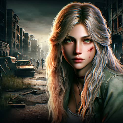 Survivor: Post-Apocalyptic Blonde with Scars | Resident Evil Theme