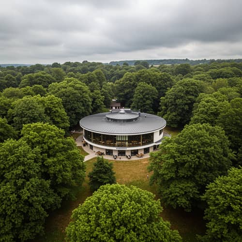 Pubertat: Unique Round Restaurant in Nature