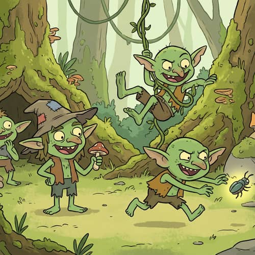 Cartoon Goblins: Fun Illustrations and Designs Cartoon Goblins: Fun Illustrations and Designs