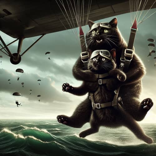 Thrilling Tale of a Skydiving Cat and Kitten | Survival Journey