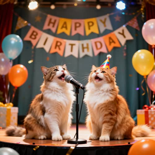 Happy Birthday from My Singing Cats Happy Birthday from My Singing Cats