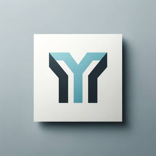 Modern Logo Design Incorporating 'Y' and 'M'