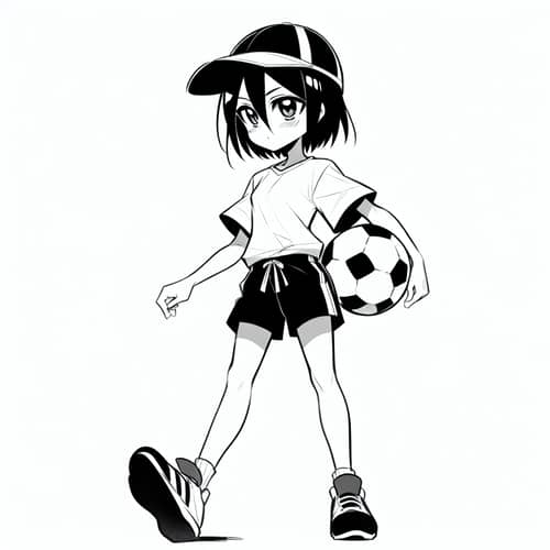 Anime-Inspired Tomboy Girl Character from Bleach World
