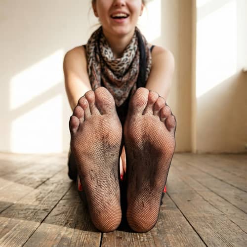 Beautiful Slavic Girl in Elegant Nylon Stockings Beautiful Slavic Girl in Elegant Nylon Stockings