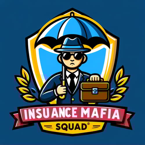 Insurance Mafia Squad Logo Design | Creative Insurance Company Branding