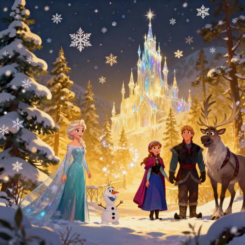 Enchanting Disney Winter Wonderland Animation Enchanting Disney Winter Wonderland Animation