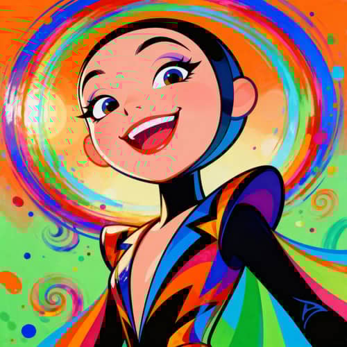 Vibrant Whimsical Caricature Art Vibrant Whimsical Caricature Art