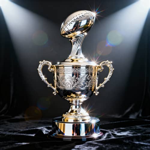 Exquisite Football Trophy - Celebrate Your Victory