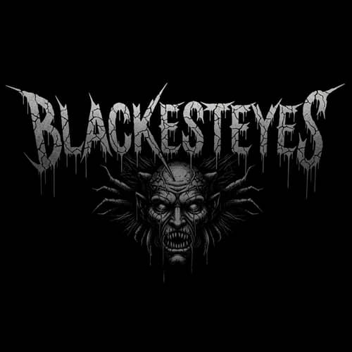 BLACKESTEYES Death Metal Band Logo Design