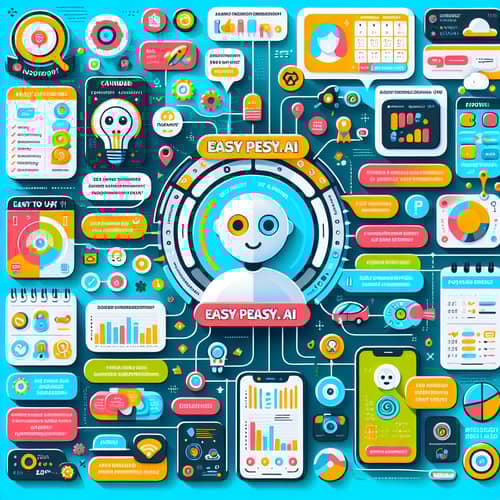 Easy Peasy.ai App Infographic | Innovative AI Application Features