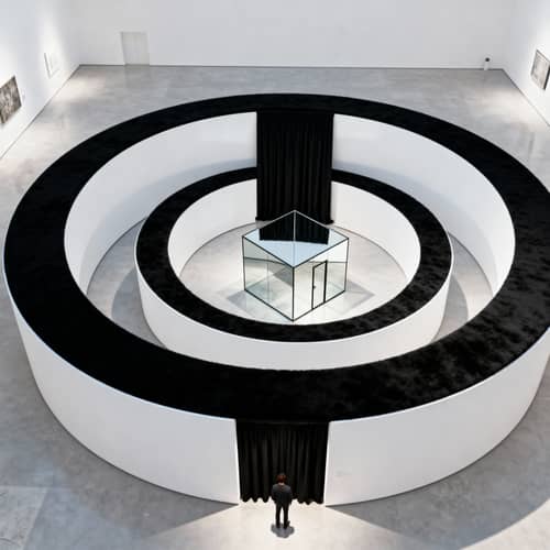 Spiral Installation Art: Aerial View & Design Spiral Installation Art: Aerial View & Design