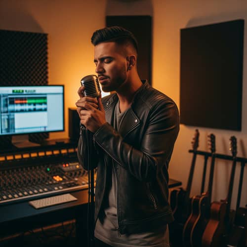 R&B Artist's Studio Performance