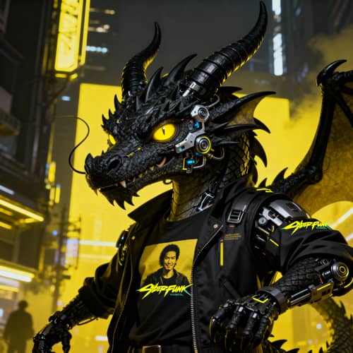 Cyberpunk 2077 Jackie Welles Dragon Portrait Cyberpunk 2077 Jackie Welles Dragon Portrait