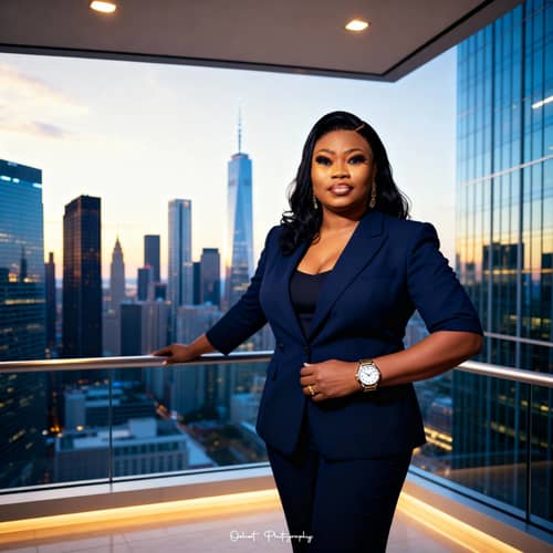 Executive Portrait of a Senior VP in a Modern HQ Executive Portrait of a Senior VP in a Modern HQ