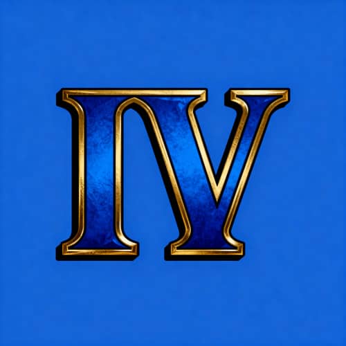 Fabulous Four Tattoo in Royal Blue and Gold