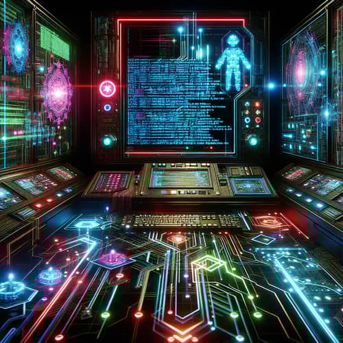 Cyberpunk-Themed Command Line Interface | Futuristic Visuals
