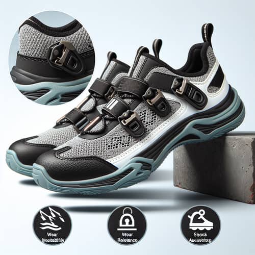 Unisex Cycling Shoes with Lock-Clasp Mechanism | Leisure Design
