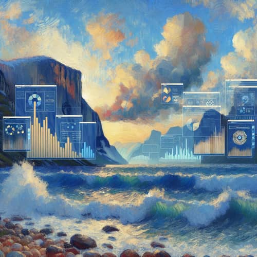 Impressionistic Digital Art: Fusion of Monet's Style & CentOS Interface