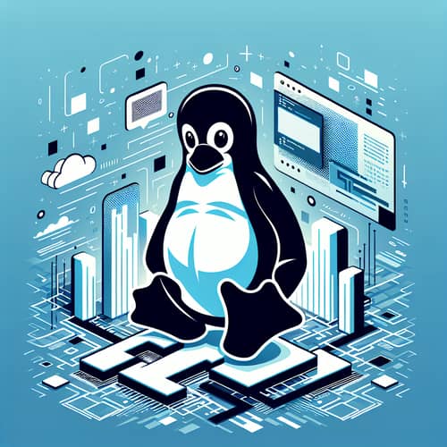 Vector Art of Tux, the Linux Penguin Mascot