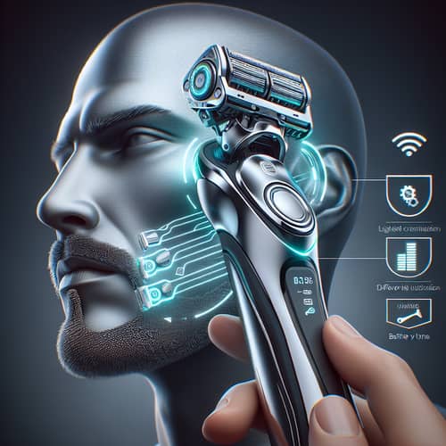 Innovative Razor with Futuristic Technology - Sleek Design