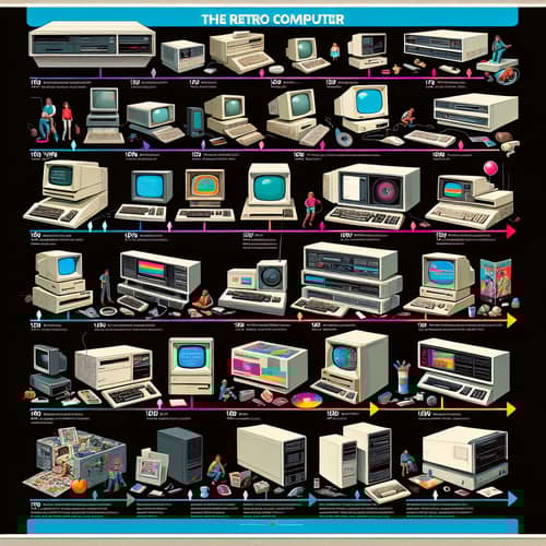 Retro Computers Timeline 1970-1990 Evolution