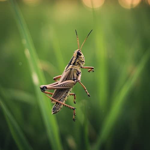 Grasshopper Close-Up Photography