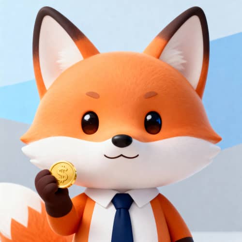 Finance Fox Mascot Design for Your Site Finance Fox Mascot Design for Your Site