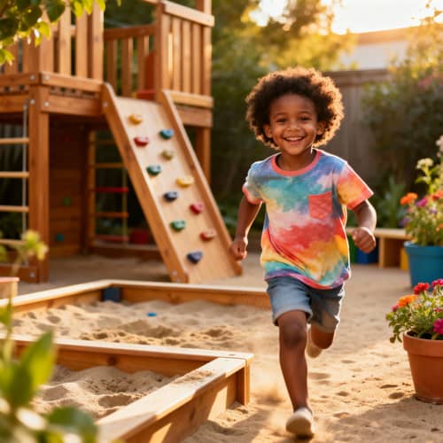 Montessori Outdoor Play for African-American Kids