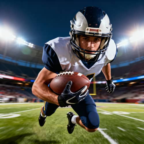 Football Player with Helmet: The Ultimate Gear