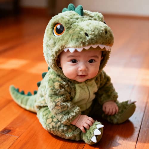 Baby Dinosaur Costume Image Baby Dinosaur Costume Image