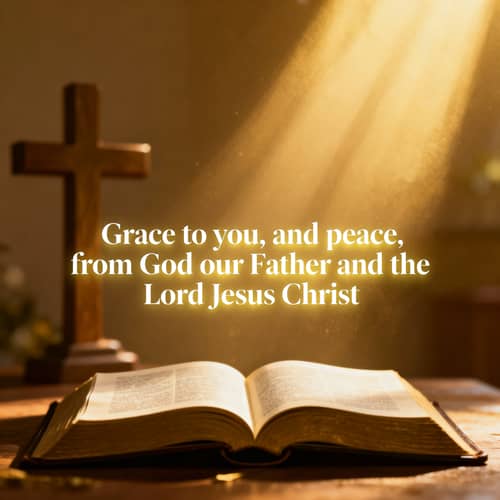 Grace and Peace from God and Jesus Christ