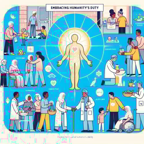 Embracing Humanity's Duty: Compassion, Empathy & Kindness Visual Guide