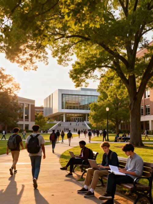 Modern University Campus: A Hub of Student Life