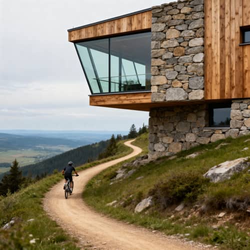 Modified Scenic Bike Path and Viewpoint Design